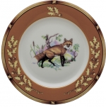 American Wildlife Fox Bread and Butter Plate 